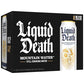 Buy now Liquid Death Sparkling Mountain Water, Real Mountain Source, Ice-Cold Cans, Infinitely Recyclable, 12 Fl Oz (Pack of 12) at indiglob india