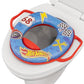 Buy now Hot Wheels Soft Potty Training Seat for Toilet with Storage Hook, Non-Slip Potty Ring with Splash Guard, Built-in Handles for Toddlers at indiglob india