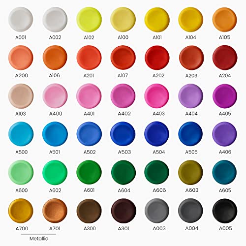 Buy now ARTEZA Polymer Clay Kit, 42 Colors with 5 Tools – Oven-Bake Modeling Clay for Jewelry Making, DIY Crafts, Sculpting & Creative Projects at indiglob india