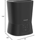 Buy now Honeywell Easy-to-Care Filter Free Warm Mist Humidifier, Medium Rooms, 1.5 Gallon Tank ƒ?? Humidistat for Bedroom, Home or Office Black at indiglob india