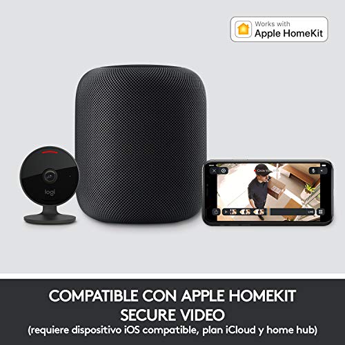 Buy now Logitech Circle View Weatherproof Wired Home Security Camera with Logitech TrueView Video, 180° Wide Angle, 1080p HD, Night Vision, 2-Way Audio, Tilt Encrypted, Apple HomeKit Secure Video (Renewed) at indiglob india