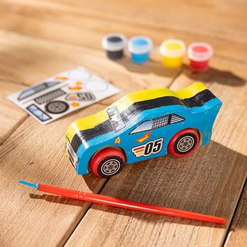 Buy now Melissa & Doug Created by Me! Race Car Wooden Craft Kit at indiglob india