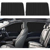 ZATOOTO Car Side Window Sun Shades - Privacy Magnetic Black 2 Pcs Covers Blinds Curtains - Auto Accessories Sunshades Keeps Cooler Screen for Baby Sleeping - Back row black 2 PCS