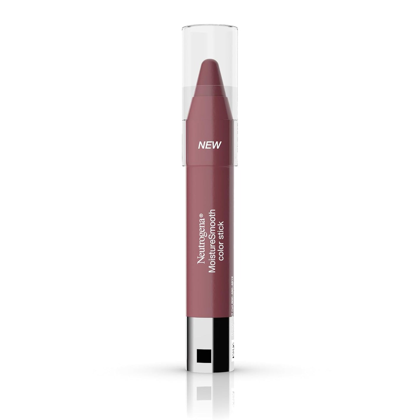 Neutrogena Moisture Smooth Color Stick for Lips, Moisturizing and Conditioning Lipstick with a Balm-Like Formula, Nourishing Shea Butter and Fruit Extracts, 120 Berry Brown.011 oz (Pack of 1)