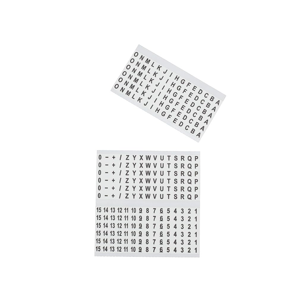 Buy now Klein Tools 56253 Wire Marker Book, Black Letters, Numbers, and Symbols at indiglob india