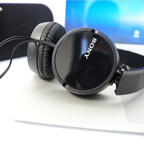 Buy now Sony ZX110 Over-Ear Dynamic Stereo Headphones (Black) at indiglob india