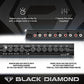 Buy now Black Diamond EQ7LS 7-Band Stereo Equalizer/Crossover Pre Amp Equalizer Car Audio EQ with Front Rear + Sub Output at indiglob india