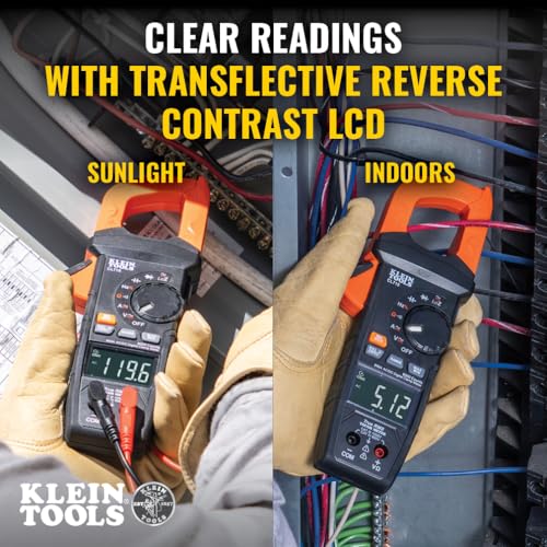 Buy now Klein Tools CL710 Digital Clamp Meter, Auto Ranging TRMS, AC/DC Volt/Current, LoZ, Continuity, Frequency, Capacitance, NCVT, More 1000V at indiglob india
