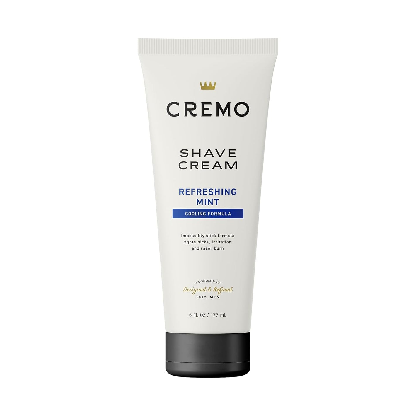Cremo Shaving Cream, Barber Grade Cooling Shave Cream, Astonishingly Superior Ultra-Slick Shaving Cream for Men, Fights Nicks, Cuts and Razor Burn, 6 Fl Oz