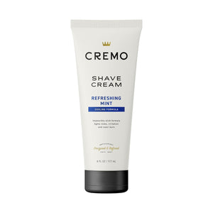 Cremo Shaving Cream, Barber Grade Cooling Shave Cream, Astonishingly Superior Ultra-Slick Shaving Cream for Men, Fights Nicks, Cuts and Razor Burn, 6 Fl Oz