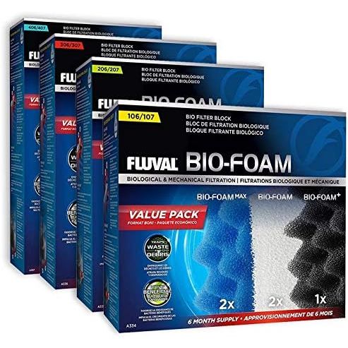 Buy now Fluval 406/407 Bio Foam Value Pack, Replacement Aquarium Filter Media at indiglob india