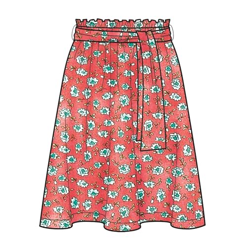 Buy now Simplicity US8605A Easy to Sew Women's Skirts and Loose Fitting Pants Sewing Patterns, Sizes 6-24 at indiglob india