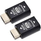 EVanlak Hdmi Edid Emulator Passthrough 3rd Generrtion Premium Aluminum Eliminated Emulator Adapter Work with Mac Thunderbolt to HDMI Switches/Extender/AV Receiver/Video Splitters 1080-3840x2160@60H