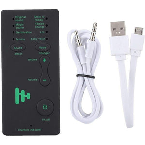 2.95 x 1.38 x 0.43inch Voice Changer for Portable Microphone Sound Effect Live Broadcast Voice Disguiser for Mobile Phone PC Laptops Games