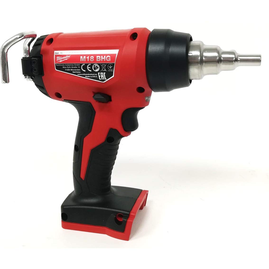 Buy now Milwaukee M18 BHG-0 Cordless Heat Gun 18V Bare Unit, RED at indiglob india