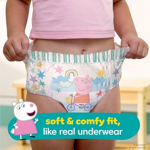 Buy now Pampers Training Pants - Easy Ups Girls & Boys - Size 3T-4T, 22 Count, Peppa Pig Underwear (Packaging May Vary) at indiglob india