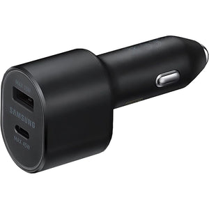 Samsung Super Fast Dual Car Charger (45W+15W) Dual Ports USB-C & USB-A - Black - EP-L5300XBEGWW