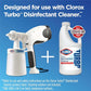 Buy now Turbo Disinfectant Cleaner for Sprayer Devices, Bleach-Free, Kills Cold and Flu Viruses and COVID-19 Virus, 64 Fluid Ounces at indiglob india