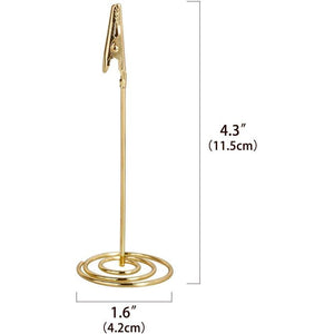 Artliving 12pcs Place Card Holder Memo Holder Clip Photo Holder Table Number Holder