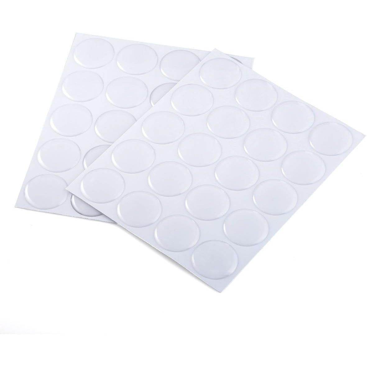 Beadaholique 100-Piece Epoxy Stickers for Bottle Cap Pendants, 1-Inch, Clear - My Store