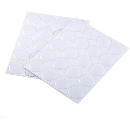 Beadaholique 100-Piece Epoxy Stickers for Bottle Cap Pendants, 1-Inch, Clear