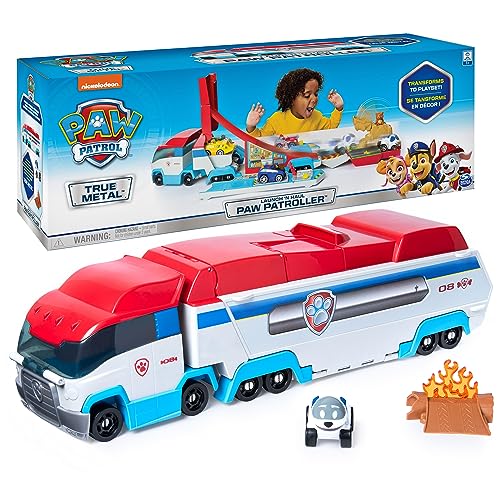 Buy now PAW Patrol, Launch’N Haul PAW Patroller, Transforming 2-in-1 Track Set for True Metal Die-Cast Vehicles, Kids Toys for Boys & Girls Ages 3 and Up at indiglob india