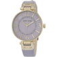 Anne Klein Women's Leather Strap Watch