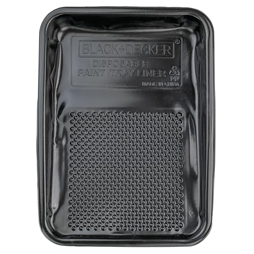 Buy now Black+Decker Paint Tray Liner - 10 Pack: Convenient Disposable Liners for Easy Cleanup - Compatible with Standard Paint Trays - Ideal for DIY Projects and Professional Painting Jobs at indiglob india