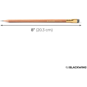 Blackwing Natural Pencils - 12 Count, Nautral Wood Design, Premium Japanese Graphite, Long lasting Extra-Firm Lead