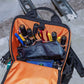 Buy now Klein Tools 55559 Stand-Up Zipper Bag Tool Pouch with Carabiners, 7-Inch Blue and 14-Inch Gray Utility Bags with Reinforced Bottom, 2-Pack at indiglob india