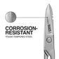 Buy now Klein Tools 2100-9 Stainless Steel Electrician Scissors, Made in USA, 5.25-Inch Free-Fall Handle Snips, Stripping Notches, Non-Slip Serrated Blade at indiglob india