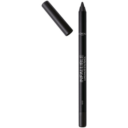 Buy now L'Oreal Paris Makeup Infallible Pro-Last Pencil Eyeliner, Waterproof and Smudge-Resistant, Glides on Easily to Create any Look, Black, 0.042 oz., 1 Count at indiglob india