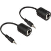 2Pack Stereo RCA to Stereo RCA Audio Signal Extender Over Cat5 (2X RCA to RJ45 Female) - 2x 3.5mm to RJ45 Female