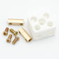2 Way Ceramics Terminal Blocks,25A 380V High Temp Porcelain Ceramic Connectors for Electric Wire Cable 5Pcs by GUBCUB