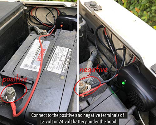 Buy now Under Hood Rodent Repellent for Car Engines, Dual Action Ultrasonic & LED Strobe Lights for High-Efficiency Rat and Mouse Deterrent, Pest Control for 12V 24V Vehicles, Cars, Trucks, RVs at indiglob india
