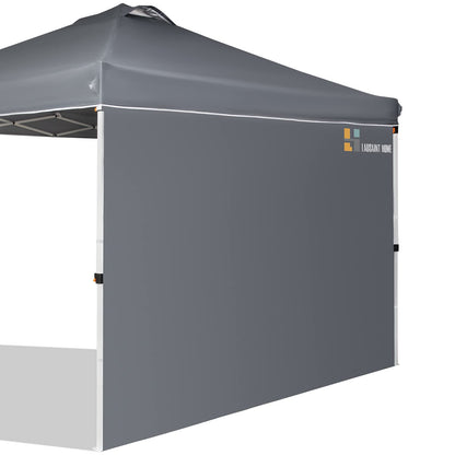 Buy now LAUSAINT HOME 10x10 Instant SunWall for Gazebo Pop up Canopy, 1 Pack Sidewall with Removable Velcro Straps for Outdoor Canopies Tent，UV30+ (Gray) at indiglob india