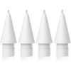Upgraded Pencil Tips for Apple Pencil,No Wear Out Fine Point Precise Control Pencil Replacement Nibs,Compatible with Apple Pencil 1st Gen and 2nd Gen/iPad Pro Pencil,White, Pack of 2 - White-4Pack