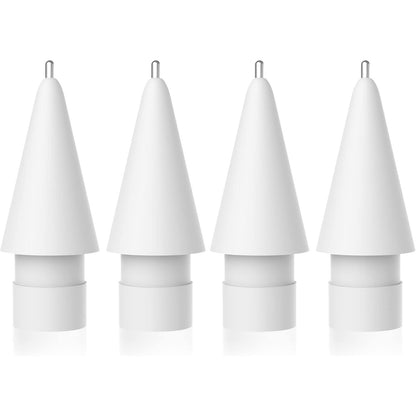Upgraded Pencil Tips for Apple Pencil,No Wear Out Fine Point Precise Control Pencil Replacement Nibs,Compatible with Apple Pencil 1st Gen and 2nd Gen/iPad Pro Pencil,White, Pack of 2
