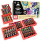 Buy now ARTEZA Gouache Paint, Set of 60, 12ml/0.4 US fl oz Gouache Paint Tubes for Professionals and Students at indiglob india