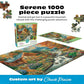 Buy now Buffalo Games - Alpine Serenity - Chuck Pinson - 1000 Piece Autumn Jigsaw Puzzle for Adults - Fall Mountain Cabin Scene - Challenging Puzzle for Game Nights - Finished Size 26.75 x 19.75 - Made in USA at indiglob india