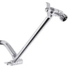 NearMoon Adjustable Shower Arm Universal Connection, Extension Arm, Adjust Angle to Upgrade Shower Experience, Easy to Install, Anti-leak (11 Inch, Chrome Finish) - Chrome Finish