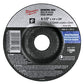 Buy now Milwaukee 5 Pack - 4 1 2 Grinding Wheel For Grinders - Aggressive Grinding For Metal & Stainless Steel - 4-1/2" x 1/4 x 7/8-Inch | Depressed at indiglob india