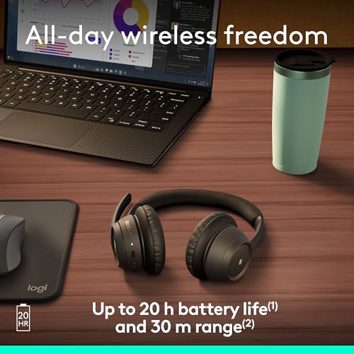 Buy now Logitech Zone 305 for Business, Wireless Bluetooth Headset with Microphone, Native Bluetooth, for Microsoft Teams, Compatible with Windows, Mac, Chrome, Linux, iOS, iPadOS, Android at indiglob india