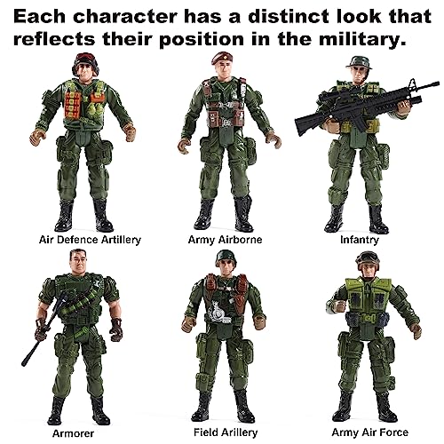 Buy now Mr.River US Army Men and SWAT Team Toy Soldiers Action Figures with Military Weapons Accessories for Kids Boys Girls,12Pcs at indiglob india