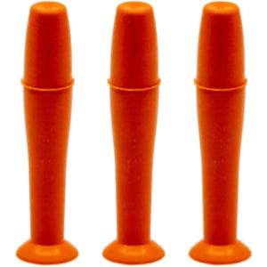 DMV Ultra Hard Contact Lens Remover **NOT for Soft Lenses** (Orange, 3 Count (Pack of 1))