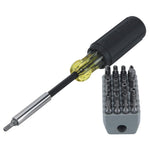 Buy now Klein Tools 32510 Magnetic Multibit Screwdriver with Sturdy Torx, Hex, Spanner, Tri-Wing, Torq and Nut Tamperproof Bits and Storage Block at indiglob india