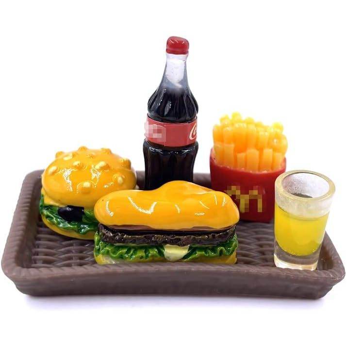20Pcs Miniature Laptop Computer Tablet Toy Phone Pad and Hamburger Fries Cola Fast Food Cake Coffee Juice Fits Barbie Doll Accessories Scale Dollhouse Playsets Girl Mini Drink Food Party - My Store