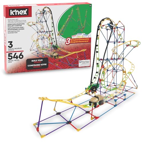 Buy now K'NEX Education - STEM Explorations: Roller Coaster Set ‚ 546 Pieces, Creative Building Set‚ Ages 8+ at indiglob india