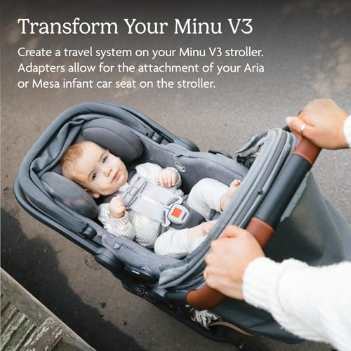Buy now UPPAbaby Adapter for Minu V3 - Compatible with Aria and Mesa Infant Car Seats - Quick + Secure Attachment - 1 Pair at indiglob india
