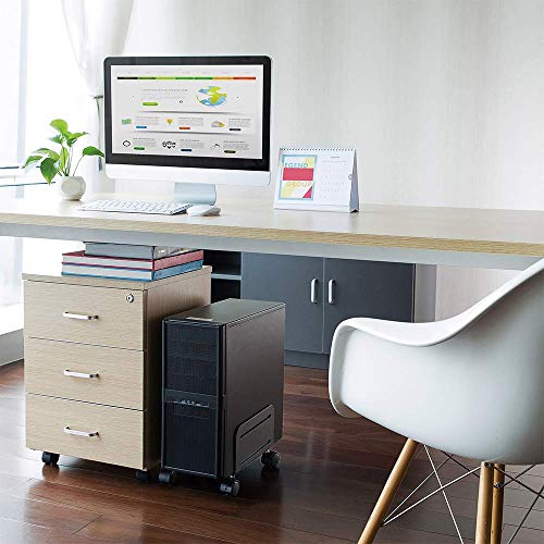 Buy now HumanCentric Adjustable PC Stand for Floor, Computer Tower, Adjustable PC Holder, CPU Rolling Cart, for Gaming & Desktop Computers, Under Desk, Fits Computer Cases 4.7" to 8.2" up to 22lbs at indiglob india